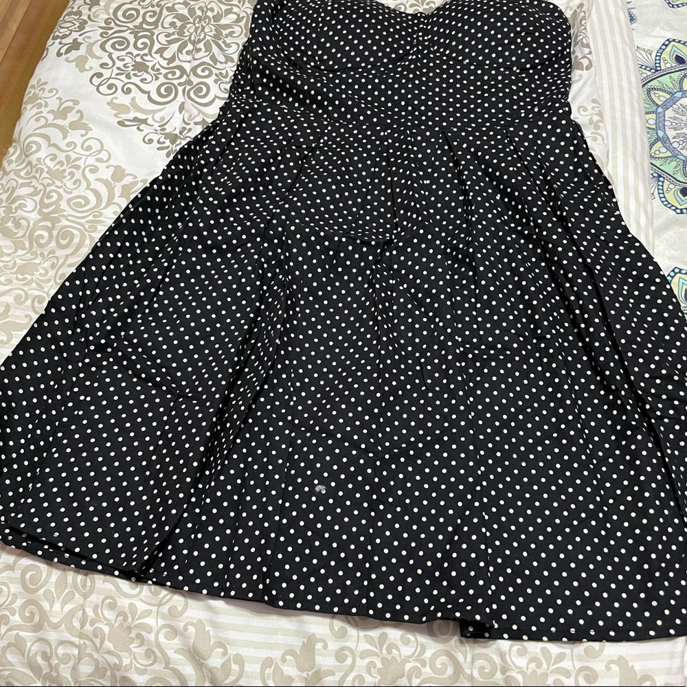 Strapless dress
